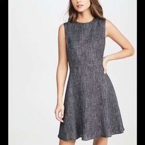 Theory Grey/White textured mini